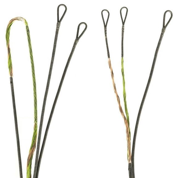 First String Products 67129 Mathews Helium Premium String Kit, Green & Brown