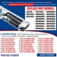thumbnail image 3 of Whole Parts Range Oven Door Hinge Part# WB10X10078 - Replacement & Compatible with Some GE and Hotpoint Ranges/Ovens, 3 of 7
