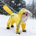 thumbnail image 5 of Pet AntiDust Pants, Anti-Slip Waterproof Rain SnowBoots with Adjustable Suspender, Dog PawProtector Shoes Outdoor Walking/Hiking DirtyProof Belly for Small, Medium-Sized Dogs, 5 of 9