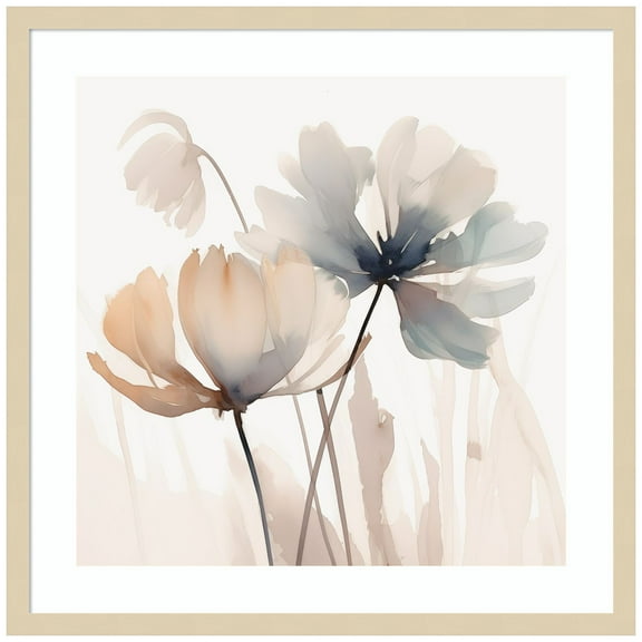 Amanti Art Bloom in the Now I Wood Framed Wall Art Print