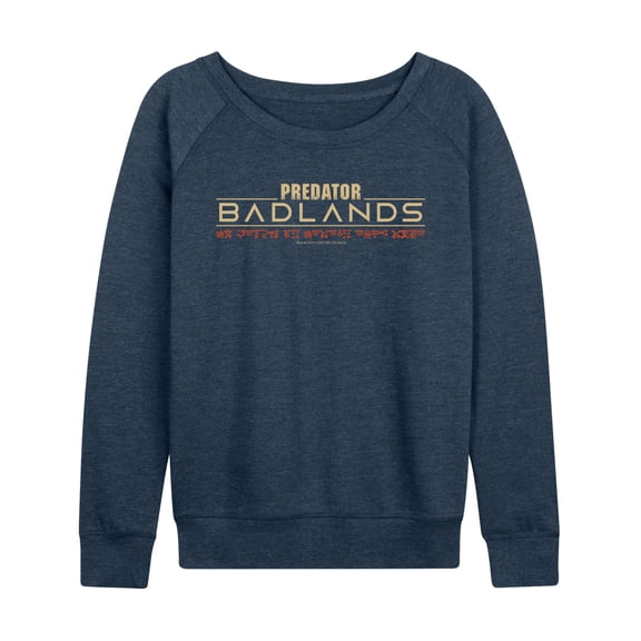 Predator - Predator Badlands Logo - Women's French Terry Long Sleeve Pullover