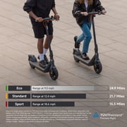 Segway DLX 2 Pro Electric Scooter, 18.6 mph Max Speed, 25 mile Range, UL Certified for Teens and Adults