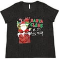 thumbnail image 3 of Inktastic Santa Claus is on His Way Christmas Women's Plus Size T-Shirt, 3 of 5