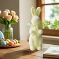 thumbnail image 4 of Mauxuk Easter Foam Bunny Decorations - Blue Tabletop Decor for Spring & Holiday Gifts, Lightweight Home Accent, 7.87 Inch Bunny Ornament for Living Room & Party, 4 of 6
