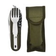 thumbnail image 4 of 1 vajilla para exteriores, cuchillo plegable para montar, tenedor, cuchara plegable de viaje, Kit de cuchillos para acampar, Kit de cuchillos plegables multifunción Sincero Electrónica, 4 of 5