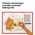thumbnail image 2 of OXO SoftWorks Silicone Pastry Mat, 17.5 x 24.5 in, Non-Stick Baking Surface with Measurements and Conversion Guides, 2 of 6