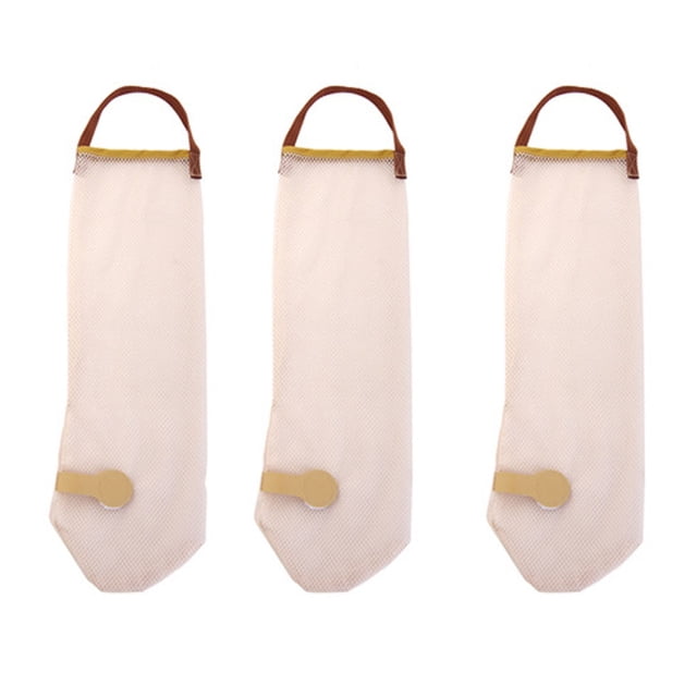 Bolsa de malla para productos, ahorradora de espacio en la encimera de la cocina, bolsas de almacenamiento de malla resistentes a los golpes y al moho compatibles con comestibles y más (malla de
