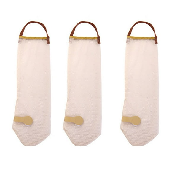 Innovative Potato Onion Storage, Hanging Storage Bag, Space-Saving Kitchen Organization, Durable Polyester With Waterproof Material For Garlic Vegetable Bag