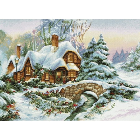 UPC: 4840746064562 | Winter landscape BU5001L Counted Cross-Stitch Kit