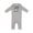 AC-Heather Grey, variant on My Great Grandma Loves Me with Sloth and Hearts Baby Romper Coveralls