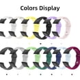 thumbnail image 2 of YJD Quick Release Strap Fit For Honor Smart Band 5 4 Bracelet Reverse buckle Fashion Silicone Sport Watch Band Man Woman, 2 of 2