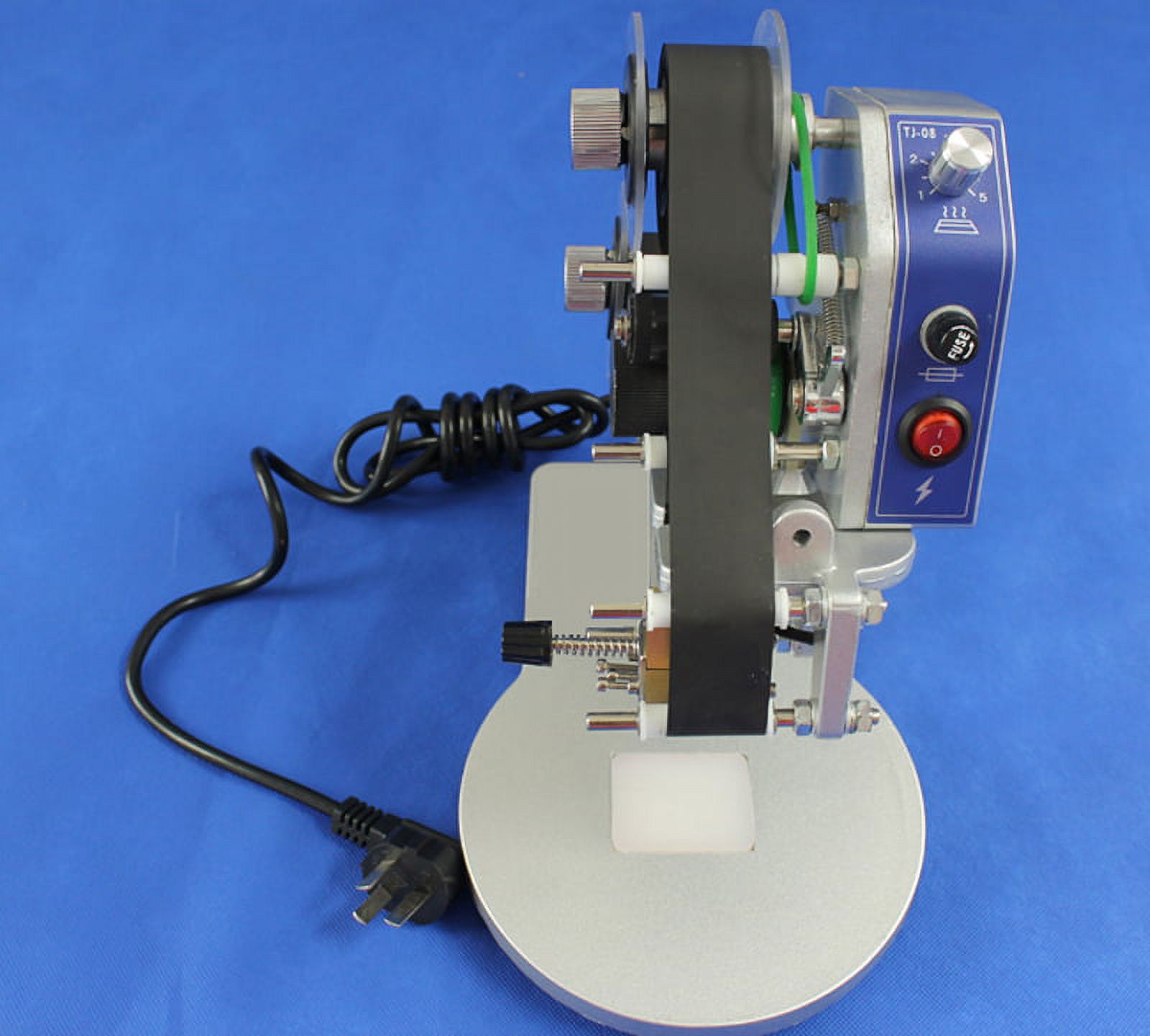 EQCOTWEA Electric Hot Stamp Ribbon Coding Printer Label Package Coding Machine