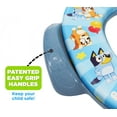 thumbnail image 3 of Bluey Soft Potty Training Seat for Toddlers with Hanging Hook, Fits Standard Toilets, 3 of 8