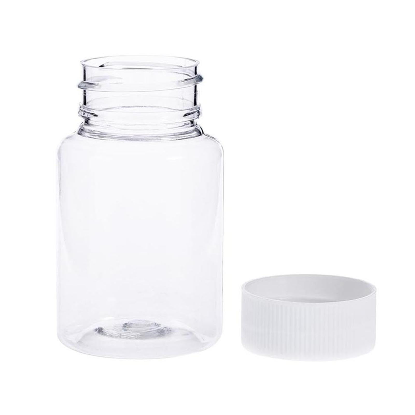ULTECHNOVO Clear Pill Bottle, 10pcs Pill Bottle Container, Medicine  Containers with Caps 30ml Plastic Empty Bottles Portable Lab Reagent Bottle  for