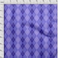 thumbnail image 4 of oneOone Rayon Medium Purple Fabric Check Diy Clothing Quilting Fabric Print Fabric By Yard 56 Inch Wide, 4 of 5