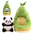 thumbnail image 1 of Bamboo Toy Panda: 14 Inch Plush Panda Gift For Kids Ages 4-6, Hugable And Cute, 1 of 5