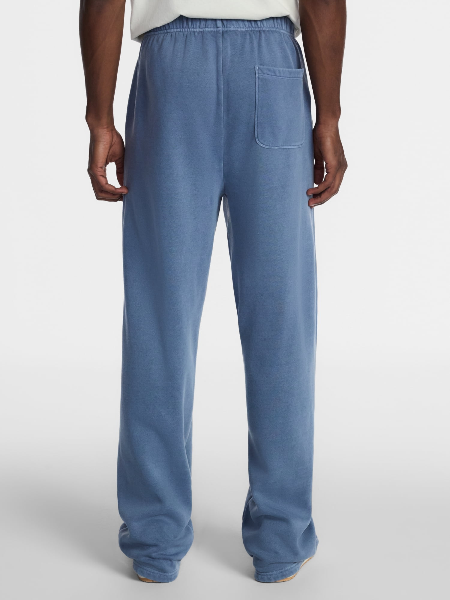 No Boundaries Fleece Open Hem Sweatpants, Men's XS-5XB