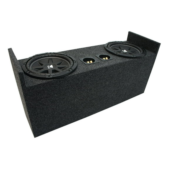 87-06 Jeep Wrangler YJ TJ Kicker Comp C10 Dual 10" Custom Sub Box Final 2 Ohm