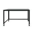 thumbnail image 2 of North Star 48"W Mobile Metal Desk for Home Office Black, 2 of 5