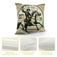 thumbnail image 4 of Western Riding Horse Decorative Throw Pillowcase for Sofa bed, 4 of 5