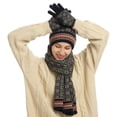 thumbnail image 4 of Gorro de punto 3 en 1, bufanda para guantes para hombres y mujeres, conjunto de invierno, gorro de invierno, bufanda para hombres y mujeres, guantes para pantalla táctil, 4 of 5