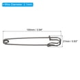 thumbnail image 2 of Uxcell Safety Pins 3.94 inch Large Metal Sewing Pins Black 20Pcs, 2 of 5