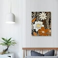 thumbnail image 3 of EastSmooth Farmhouse Botanical Floral Wall Decor Beige Flower Plant Wall Decor Canvas Painting, Minimalist Boho Wall Art for Living Room Bedroom Kitchen, Vintage Bathroom Decor Wall Art, 3 of 4