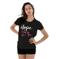 thumbnail image 4 of Breast Cancer Awareness Hope Dove Womens Slim Fit Graphic Tee Brisco Brands L, 4 of 5