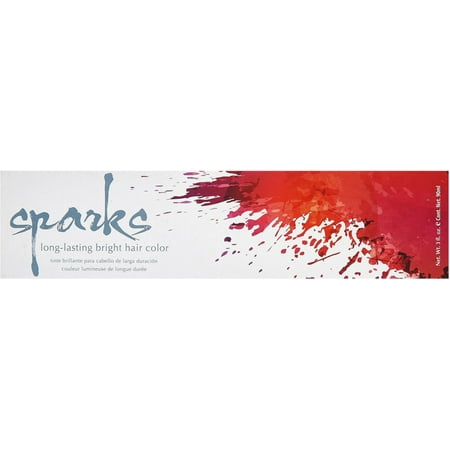 Sparks Long Lasting Bright Hair Color, Red Hot 3 oz