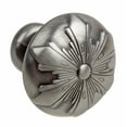 thumbnail image 2 of GlideRite 1-1/8 in. Round Snowflake Cabinet Knob, Satin Pewter, 2 of 5