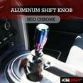 thumbnail image 2 of ICBEAMER Neo Chrome Aluminum 3.2" Shift Knob, Fit Automatic and 4, 5 and 6 Speed Manual Transmission Vehicles, Interior Car Gear Lever Stick Shift Handle Automotive Replacement Parts, 1 Piece, 2 of 9