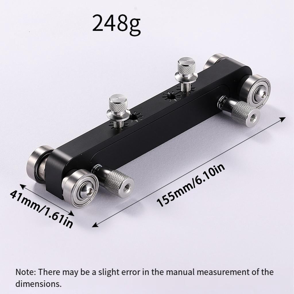 SDFGTstore Guitar Bridge Saddles Sanding File With Four Directional Alignment For Smooth