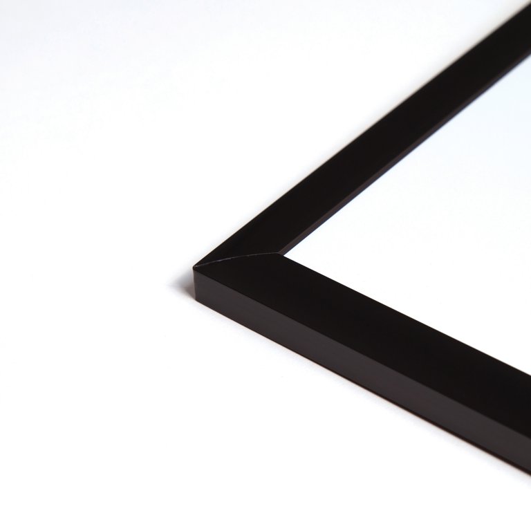 U Brands 23x35 Magnetic Dry Erase Board Black Wood Frame With