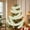 D, variant on Nkmbld Christmas Ribbon for Party Decoration, Christmas Encrypted Decorative Rattan and Colourful Light Up Door Window Arrangement Staircase Handrail Decorations, White