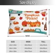 thumbnail image 2 of Kdxio Cotton Pillow Cases 14"x20" Pillowcases,Soft and Breathable Bedroom Pillow Cases-Fall Pumpkins-No Pillow Core, 2 of 5