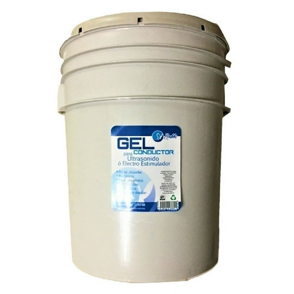 Gel Conductor Zenskki Facial y Corporal Premium Blue Cubeta 19lt