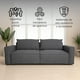 thumbnail image 3 of Ilios Innova | Sofá Cama Moderno con Relleno de Espuma | Tela de Poliéster | Estructura de Madera, 3 of 9