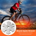 thumbnail image 4 of LJNYFDC Key Chain Hanging Chain Tool Bicycle Spoke Wrench with Keychain Stainless Steel Bike Wheel Spoke Caps Wrench Tool Valve Nozzle Extension Rod and Core Tool for Bike Maintenance, 4 of 5