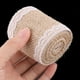thumbnail image 5 of Rollo Carrete De Hilo Estambre Cuerda Listón De Cinta De Embalaje De Navidad De Regalo Para Fiestas De Cumpleaños Bodas Fiestas De 2,2 Yardas Blanco Unique Bargains cintas de papel de regalo, 5 of 5
