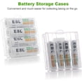 thumbnail image 6 of EBL Battery Charger for AA/AAA/C/D Rechargeable Battery with 1.2V NiMH Rechargeable AA Battery 2800mAh(4Pcs) and 1100mAh AAA Battery(4Pcs) Combo, 6 of 7