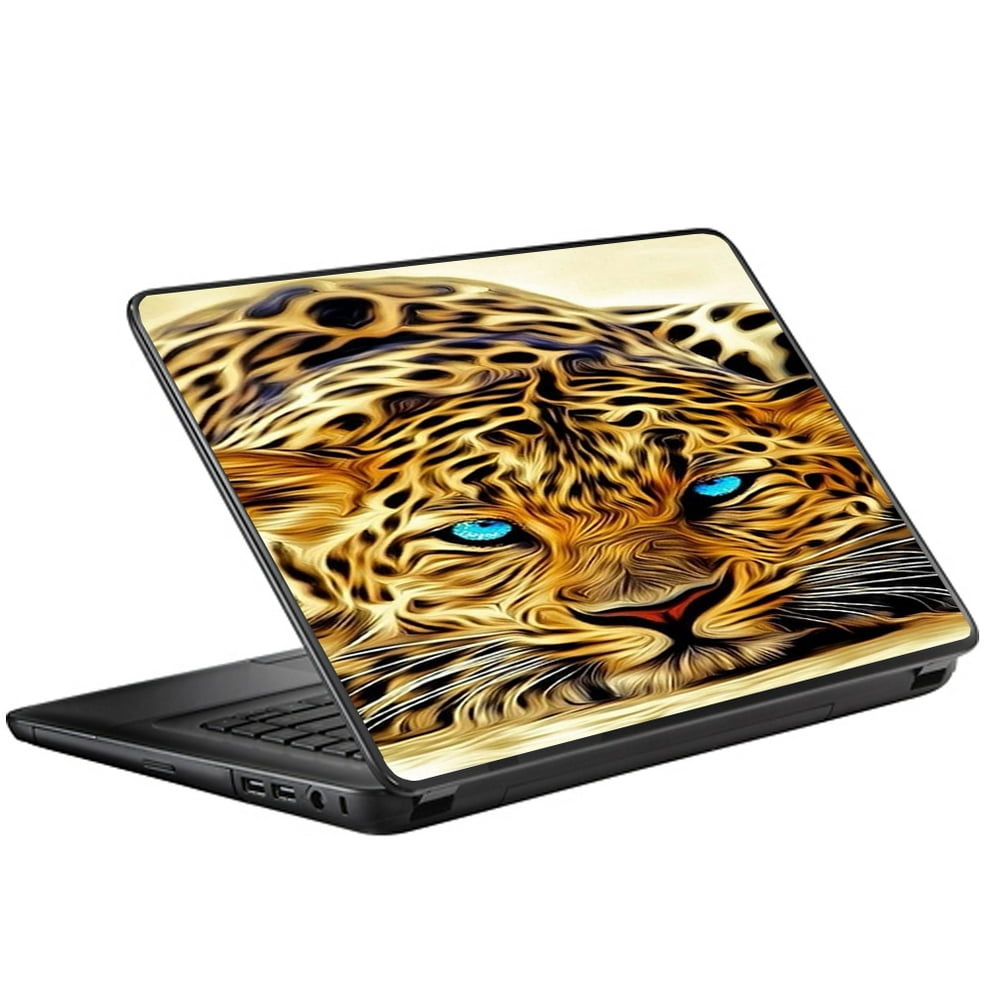Skin Decal For Hp 2000 Laptop (201314) 15.6" 15" / Leopard With Blue