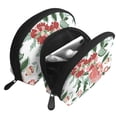 thumbnail image 3 of YFYANG 2 Piece Women's Portable Makeup Bags, Watercolor Vintage Floral Doodle Clutch Travel Toilet Bags Cosmetic Organizer, 3 of 7
