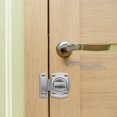 thumbnail image 1 of unbranded De Zinc Para Puertas Interiores Con Antirrobo Y Color Plateado Elegante, 1 of 8