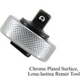 thumbnail image 2 of Mistaha 3-Piece Mini Ratchet Socket Wrench Set with Chrome Plated Iron Shell, Knurled Handle, and Compact Design - 1/4", 3/8", 1/2" Drive Ratchets - Durable Carbon Steel Material - Ideal for, 2 of 5