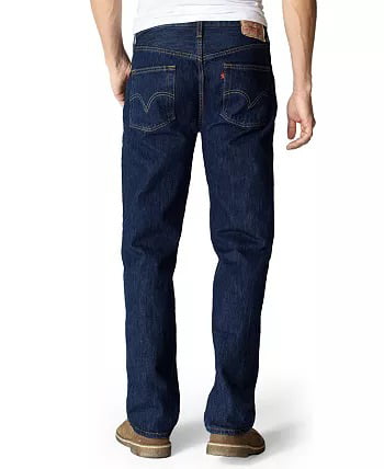 Levi's RINSE Men's 501 Original Fit Non-Stretch Jeans, US 31x32