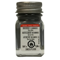 Testors Enamel Paint, .25 oz., Flat Battle Gray