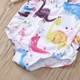 thumbnail image 5 of uublik Summer Toddler Girl Swimsuit Summer Dinosaur Print Swimwear Swimsuit, Sizes 12M-4T, 5 of 5