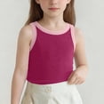 thumbnail image 3 of Ultrave Big Girls Racerback Tank Tops Color Block Sleeveless Casual Tee Summer T-Shirts for Kids 1-13Y, 3 of 6