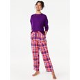 thumbnail image 5 of Joyspun Women's Print Flannel Sleep Pants, Sizes XS to 3X, 5 of 6