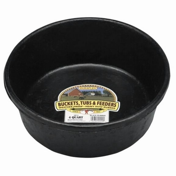 Miller Manufacturing 4 Quart Rubber Feed Pans